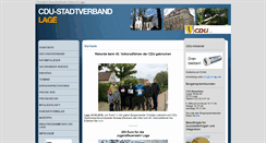 Desktop Screenshot of cdu-lage.datenbereich1.de